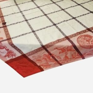 Vintage Le Jaquard Francias Angel Tablecloth